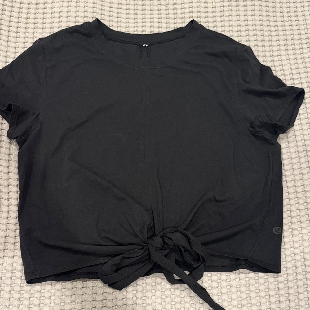 Lululemon Black Tie-Front Women's Top
